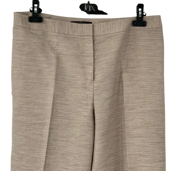 Lafayette 148 NY 2 Pc Wool Blend Pants/Blazer Suit Brown Iridescent Button Sz 16